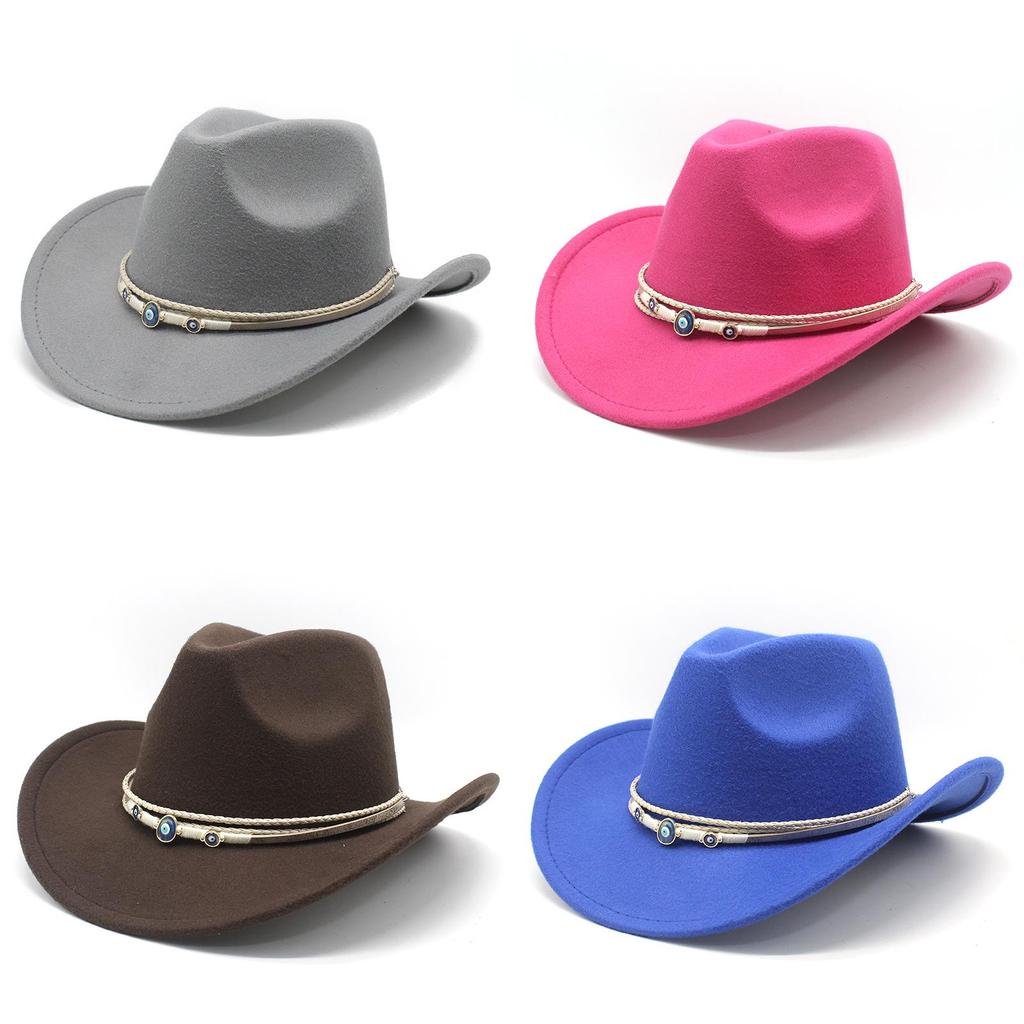 Vintage Cowboyhoed Met Brede Rand Voor Mannen Vrouwen Zonbescherming En Ademend Vermogen