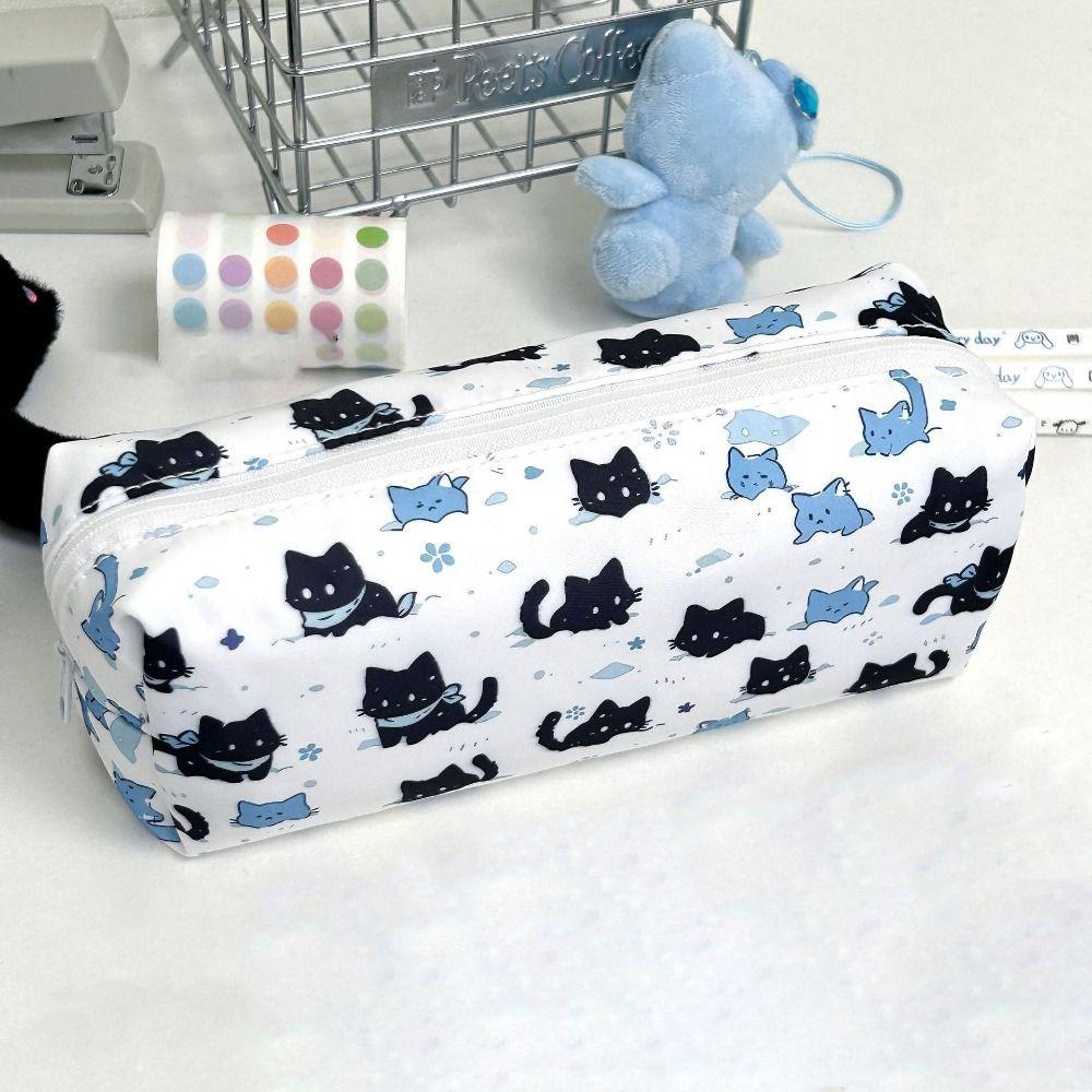 Multifunctional Pencil Case Large Capacity Stationery Bag Simple Pen Box Boys/Girls