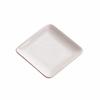 Ceramic Jewelry Dish with Gold Rim Shallow for Vanity, Entryway