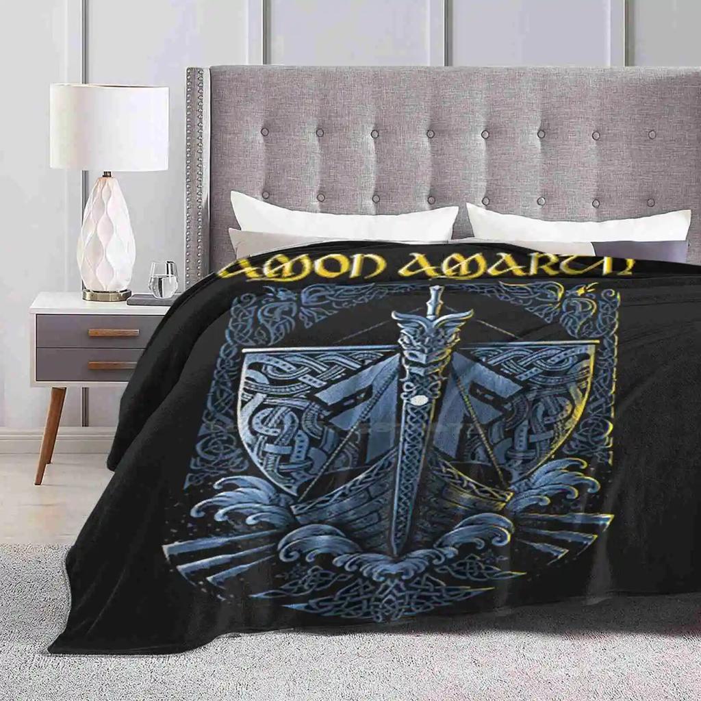 Nejlepší umělecké dílo Amon Amarth-Logo Měkká teplá deka Amon Amarth Band Amon Amarth Tour Amon Amarth Prodej Amon Amarth Leptop