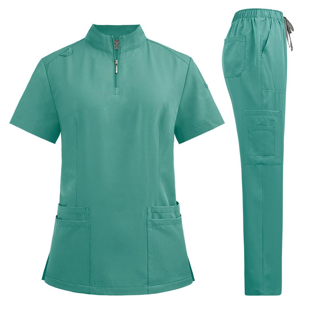 Nursing Uniforms, Hand Washing Clothes, Operating Room Clothes, Isolation Clothes, Men'S And Women'S Dental Clinics, Uniforms, Short Sleeves