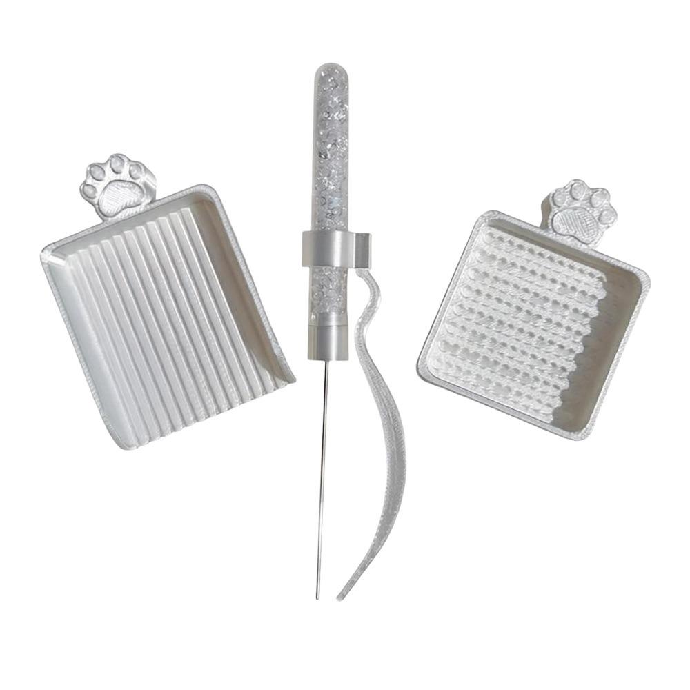 3PCS Cat's Paw Fuse Bead Pen Set DIY Collage Bead Tool New Bead Pick Pen