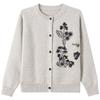 2025 Plus Size Loose Fit Jacquard Knit Cardigan for Women - Spring & Autumn