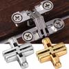 Oncealed Furniture For Cabinet Cupboard Wooden Box Hardware Cross Hinge Hardware Tool Door Hinge