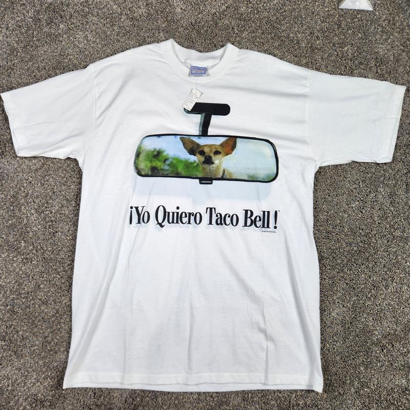 Vintage 1998 Taco Bell Chihuahua Shirt All Sport Usa Xxl Yo Quiero Taco Bell