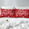 Christmas Theme Pattern Mattress Four-Piece Bedding Set Bedroom Dormitory Bedding Decoration