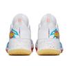 Anta Light Horseman 3 Cushioning Slip Resistant Mid top Basketball Shoes Men's White Blue 112221608-4