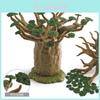 Pvc Realistic Tree Model With Assembly For Kids Educational Playroom Decor