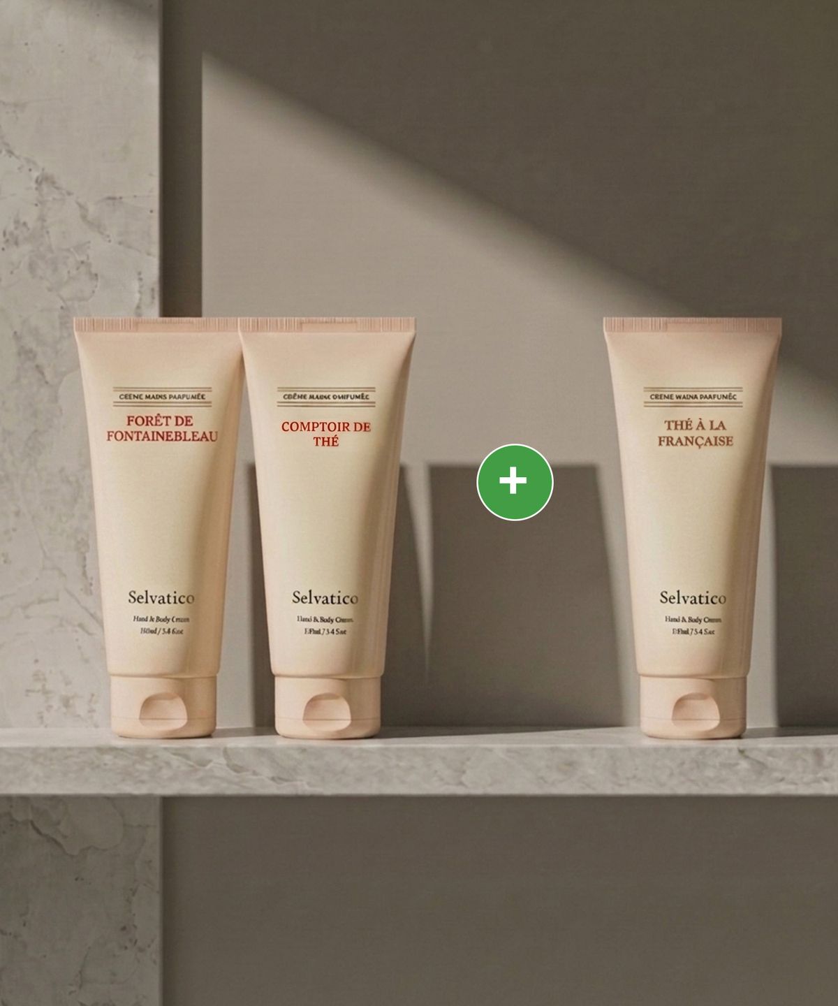 Hand & Body Cream 100ml+100ml (GIFT Thé d Alà Française Full Size) Forêt Fontainebleau Hand & 100ml
