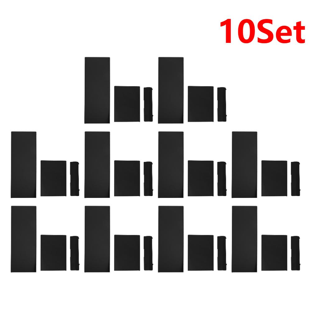 10-1Set Memory Card Door Slot Cover Lids Replacement 3in1 Memeory Card Cover Game Console Accessories Parts Fit for Nintendo Wii