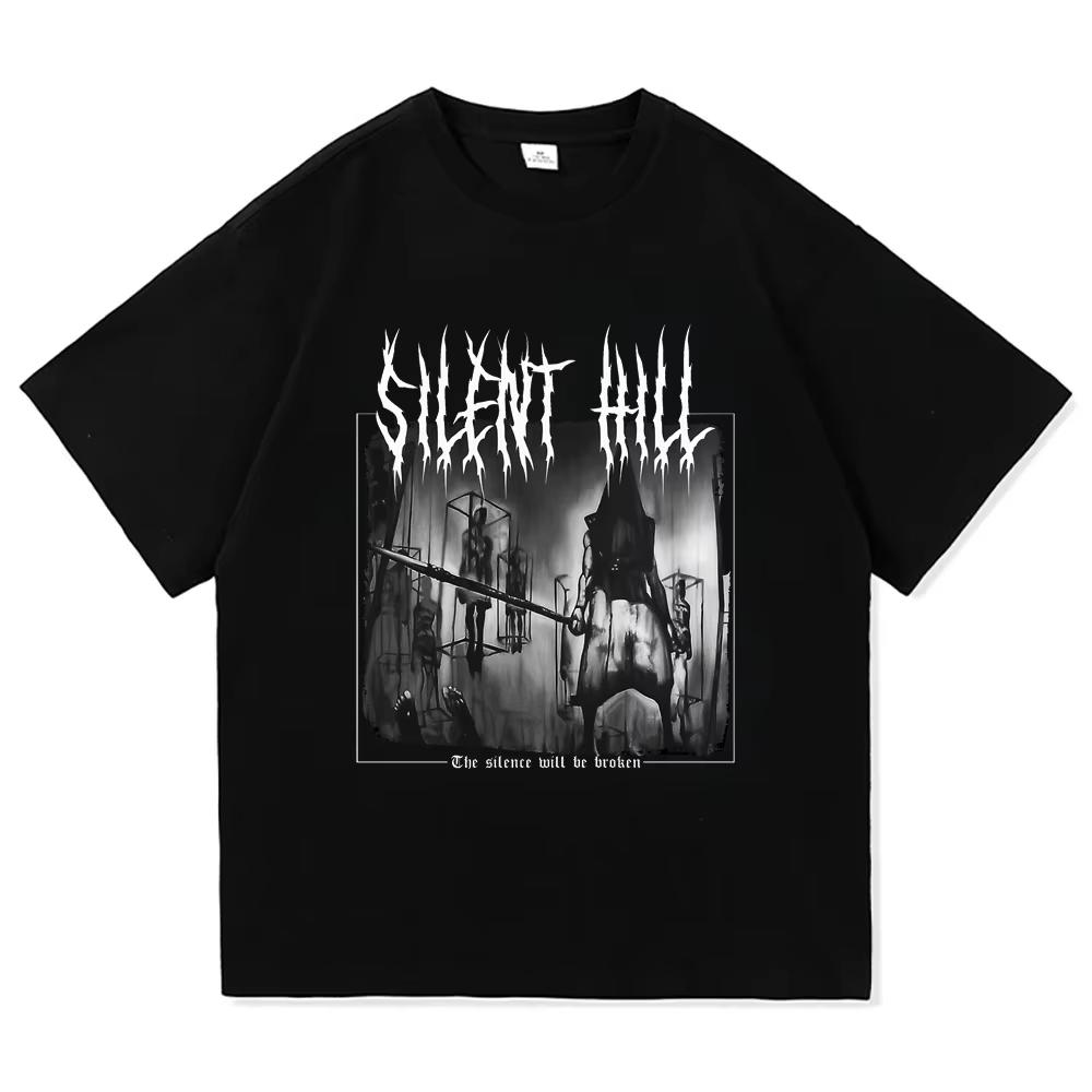 Unisexs Pyramid Head Silent Hill Round Neck Tees New Arrival TShirt T Shirts Cotton Tops Funny Short Sleeve