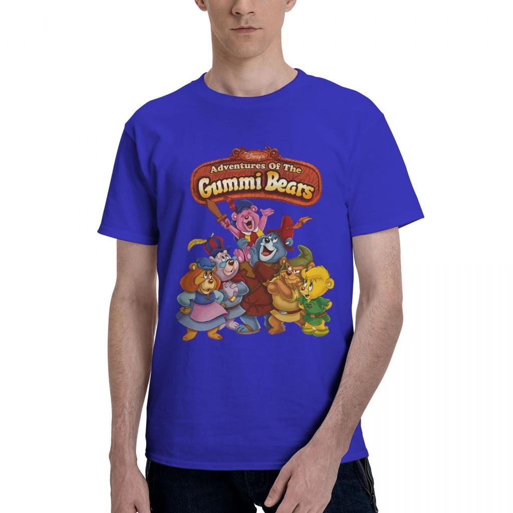 Gummi Cartoon 100 Cotton Casual Breathable Confortable Man Mens Clothing Brands Funny Shirt