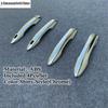 For Toyota Venza / Harrier  - 2024 Car Door Handle Decoration Protective Cover Trim Auto ABS Chrome Accessories Exterior