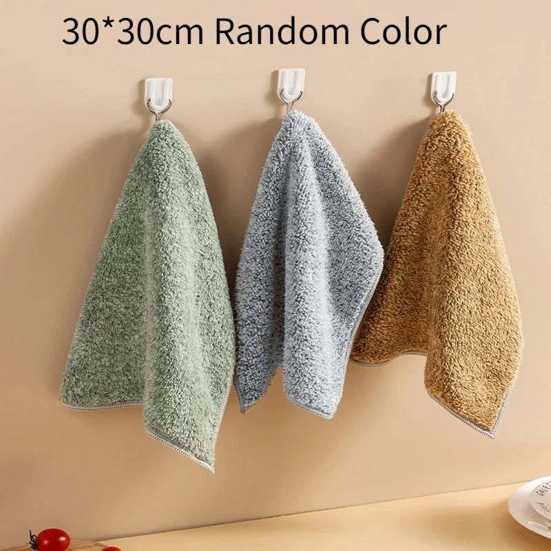 20*20cm Čisticí utěrky z bambusového uhlíku, hadry, savé, nepřilnavé k oleji, na mytí, kuchyňská utěrka, domácí čisticí nástroje