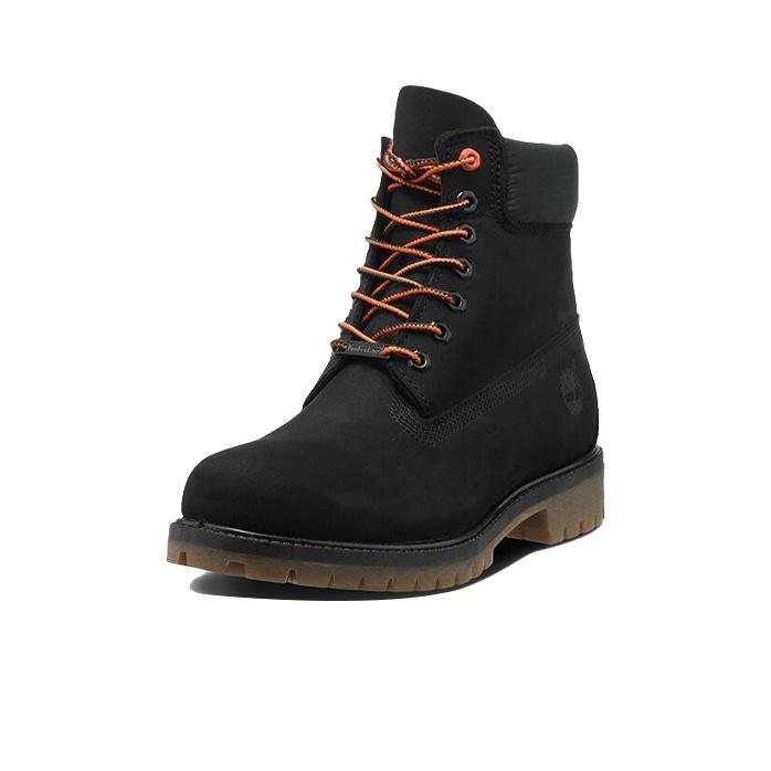Timberland Stivali da Lavoro Classici da Esterno 6 Pollici Corti Neri Largi Stivali da Uomo A1U7M