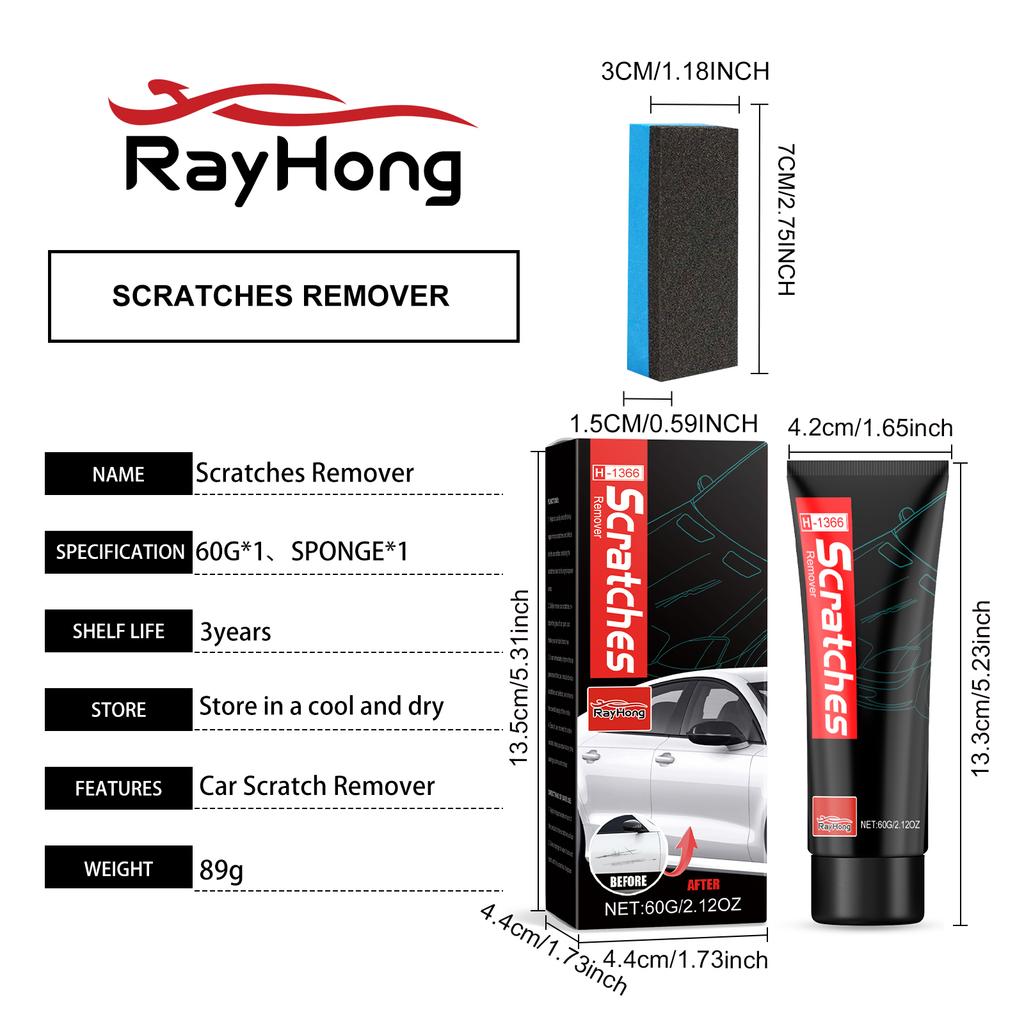 Motorcycle Scratch Remover Repair Wax Car Scratches Repair Paste Refurbishment Clean for Truck Moto Polishing&Scratch Remover