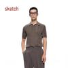 CROQUIS Men's 2025 Summer Slim-Fit Short-Sleeve Polo Knit Shirt