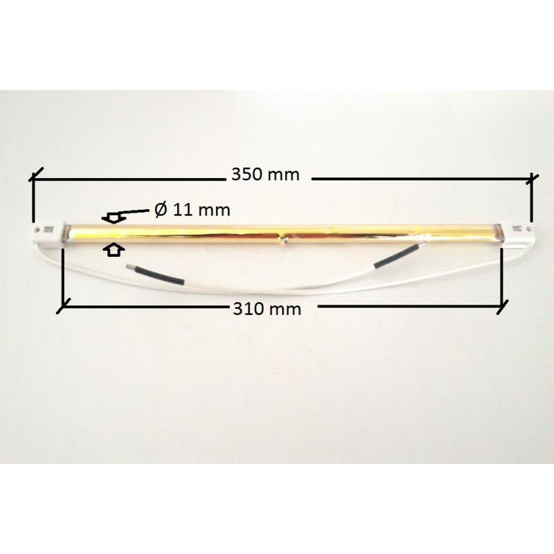 Lampa do promiennika podczerwieni 35 cm ip65 2000w wodoodporna