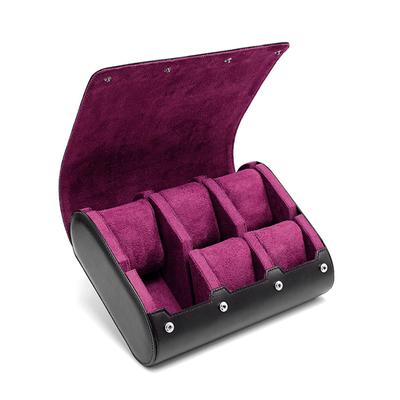 Watch Box Men 6 Grids Luxury Leathers Watch Storage Boxes Dustproof Wrist Watches Organizer Jewelry Display Holder