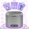 Ultrasonic cleaner, denture cleaner, orthodontic appliance cleaner with 3-stage timer. Suitable for cleaning retainers, orthodontic dentures,