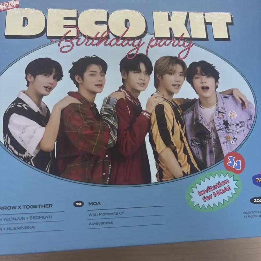 

Набор для декора Tomorrow X Together 2023 Продажа