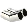 Muffler Tips For VW Golf 4 Bora Jetta Car Exhaust Tail Pipe Dual Pipes Stainless Steel Exhaust Tailpipes