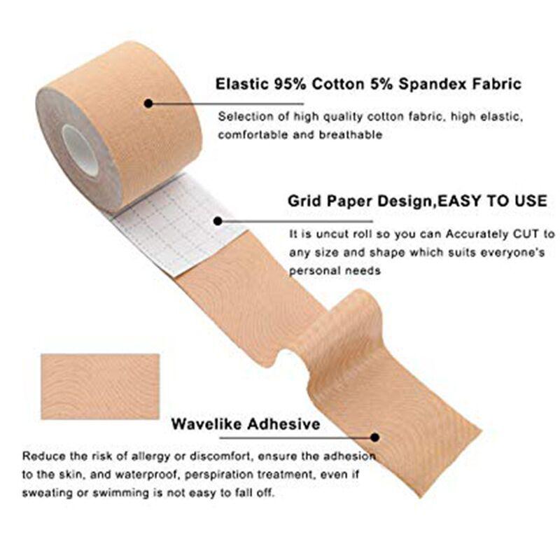 Cut-to-Fit Elastic Boob Tape: Anti-Exposure, Lift & Support