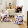 Kpop Group S-sTAYC Office Cushion Pillowcase Car Cushion Cover45X45CM Lumbar Pillowcase Sofa Pillowcover