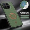 For Xiaomi 17T Case Built-in Magnetic PU Leather Cover Shockproof For Magsafe