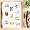 50 Cartoon Carnival Shopping Graffiti Stickers Decorative Suitcase Pen Guitar Notebook Waterproof Explosive
