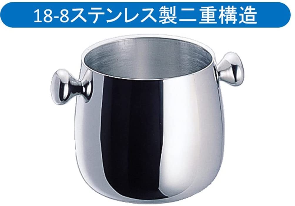 Miyazaki Seisakusho Miyaco Wine Cooler Stainless Steel Construction Made in Japan 3.5L Double-Walled KT-4