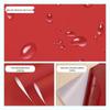 Cinnabar Red Waterproof PVC Wall Sticker for Living Room - Self-Adhesive Background Wallpaper