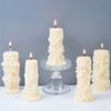 Aromatherapy Candle Mold Non-Stick Silicone Candle Mold 3d Carved Candle Mould Flexible For Aromatherapy Diy Crafts Home