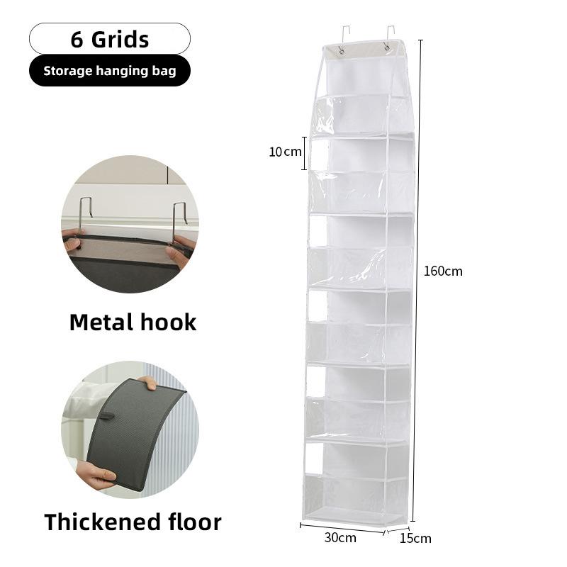 Multi-functional Fabric Hanging Bag for Behind the Door Multi-layer Storage Hanging Bag Miscellaneous Organizer Storage Hanging