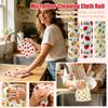 Reusable Roll Kitchen Towels Washable Absorbent Cloths Easy Tear Disposable Paper Alternative for Cleaning and Wiping Surfaces