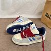 Damen Niedrige Freizeitschuhe Board Shoes Schnürung Rutschfest Flache Sneaker