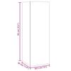 6 piece TV cabinet set white particleboard