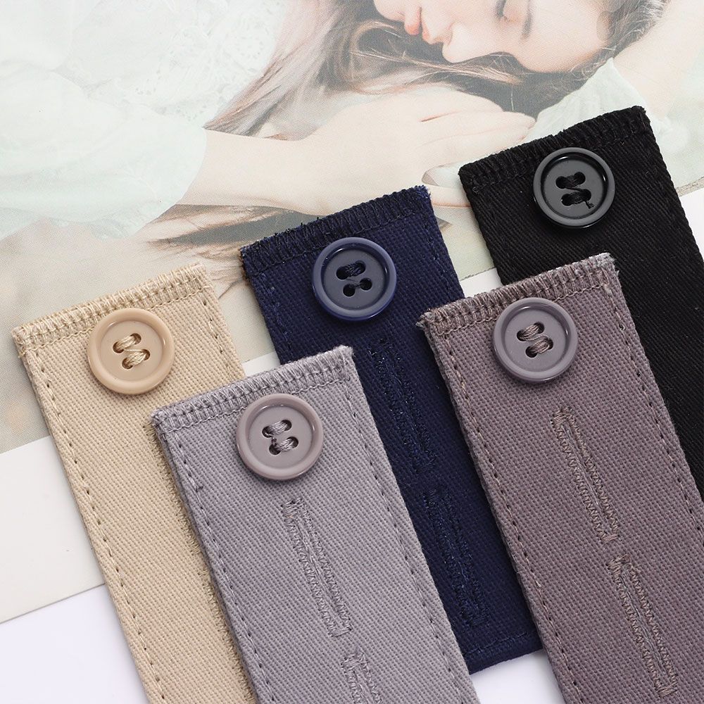 Unisex Jeans Garment Accessories Maternity Hooks Waist Extenders Pant Extender Belt Button Waist Band