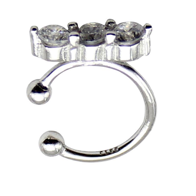 Elegant Zirconia Ear Cuff: Non-Piercing, Fashionable, Sweet & Cool Women's Jewelry Trend