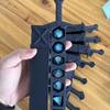 3D Printed Sword-Shaped Storage Box With Dices For Dnd Rpg Trpg Games Dice Dnd Game Role Dice Holder Desktop Ornament Storage Bo