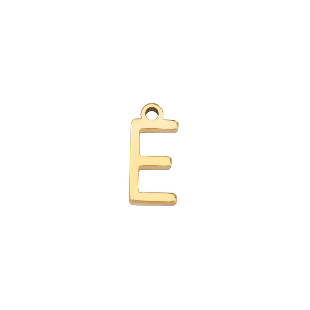 1 Stück 304 Edelstahl Mini-Buchstaben " A-Z " Anhänger Für Schmuckherstellung Initialen Alphabet/ Großbuchstaben Anhänger Armband Halskette DIY