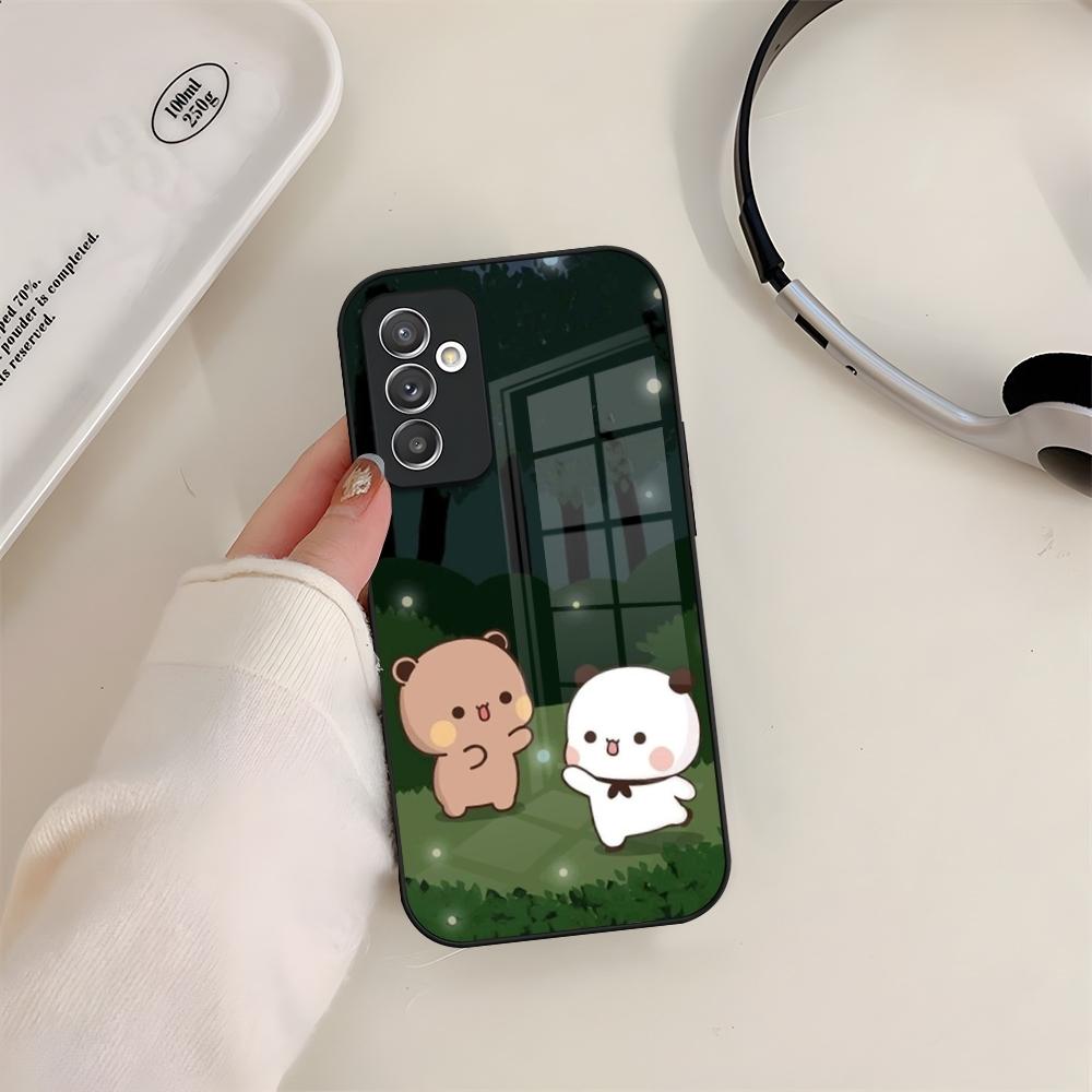 Bubu Dudu Phone Case Glass For Samsung S24 S23 S20 S25 S21 S22 Ultra Fe Plus A05 A06 A16 A26 A36 A56 Coque