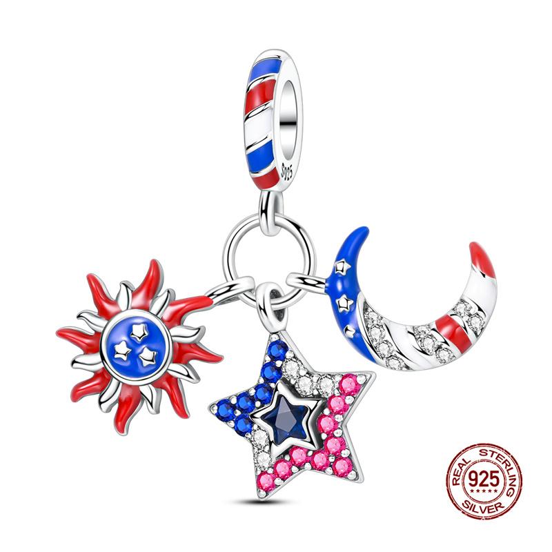 New In Fashion Copper Balloons And House Charm Beads Fit 3Mm Original Bracelet Necklace Womens Diy Jewelry Gift Making