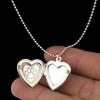 Stylový foto přívěsek ve tvaru srdce Náhrdelník s přívěskem ve tvaru srdce Materiál slitina Perfektní dárek k narozeninám a Vánocům