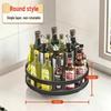 Rotating Kitchen Spice Rack & Multi-layer Storage for Countertop
