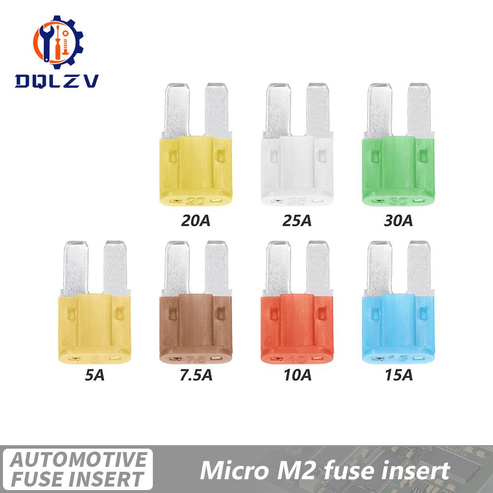 10 stycken säkringar 32V Micro2 Mini Liten Mellanstor Stor Storlek Bil Säkring 5A 7,5A 10A 15A 20A 25A 30A 35A 40A 45A Klämsäkring Set för Bil Lastbil