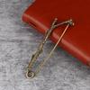 Large Brooches Twig Feather Decoration Vintage Bronze Brooch Sweater Scarf Buckle Cardigan Suit Big Pin