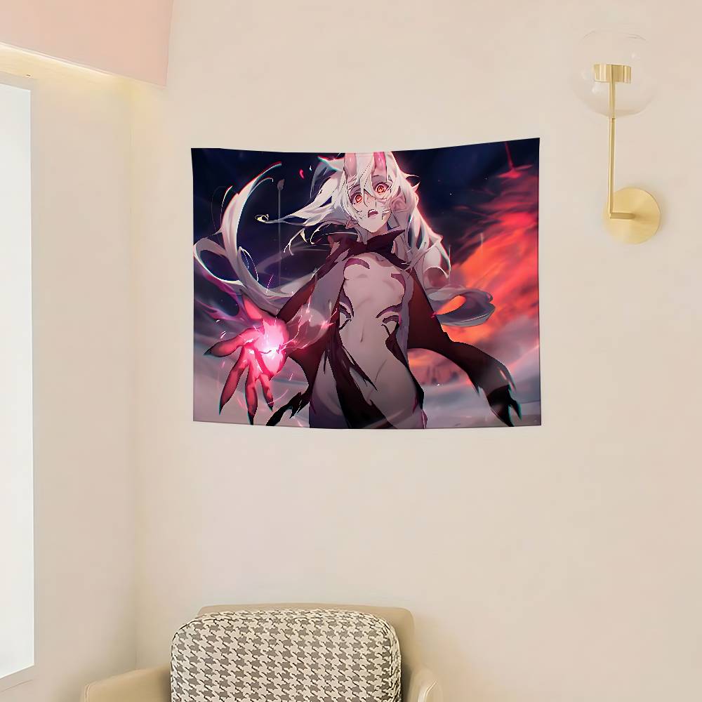 Anime Girl Flag Banners Garage Car Tapestry Flag Garage Outdoor Decor Bedroom