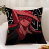 M-Mirai N-Nikki Cushion Cover Premium Comfort Reversible Pillow Cover - Dual - Use Design for Home & Car