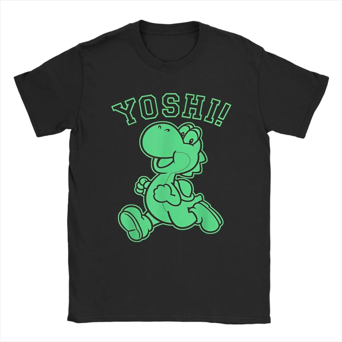 

Miniso Super Mario Yoshi Toad Later Hater T Shirts Men Women Cotton Funny TShirts Round Neck Game Anime Tee Shirt Clothing Gift S